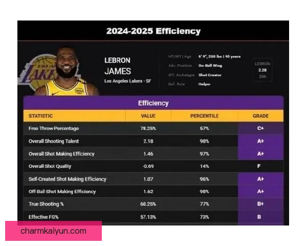 詹姆斯战术适配性持续提升，体系融合度与场上影响力走势清晰